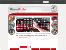Tablet Screenshot of flexroller.com